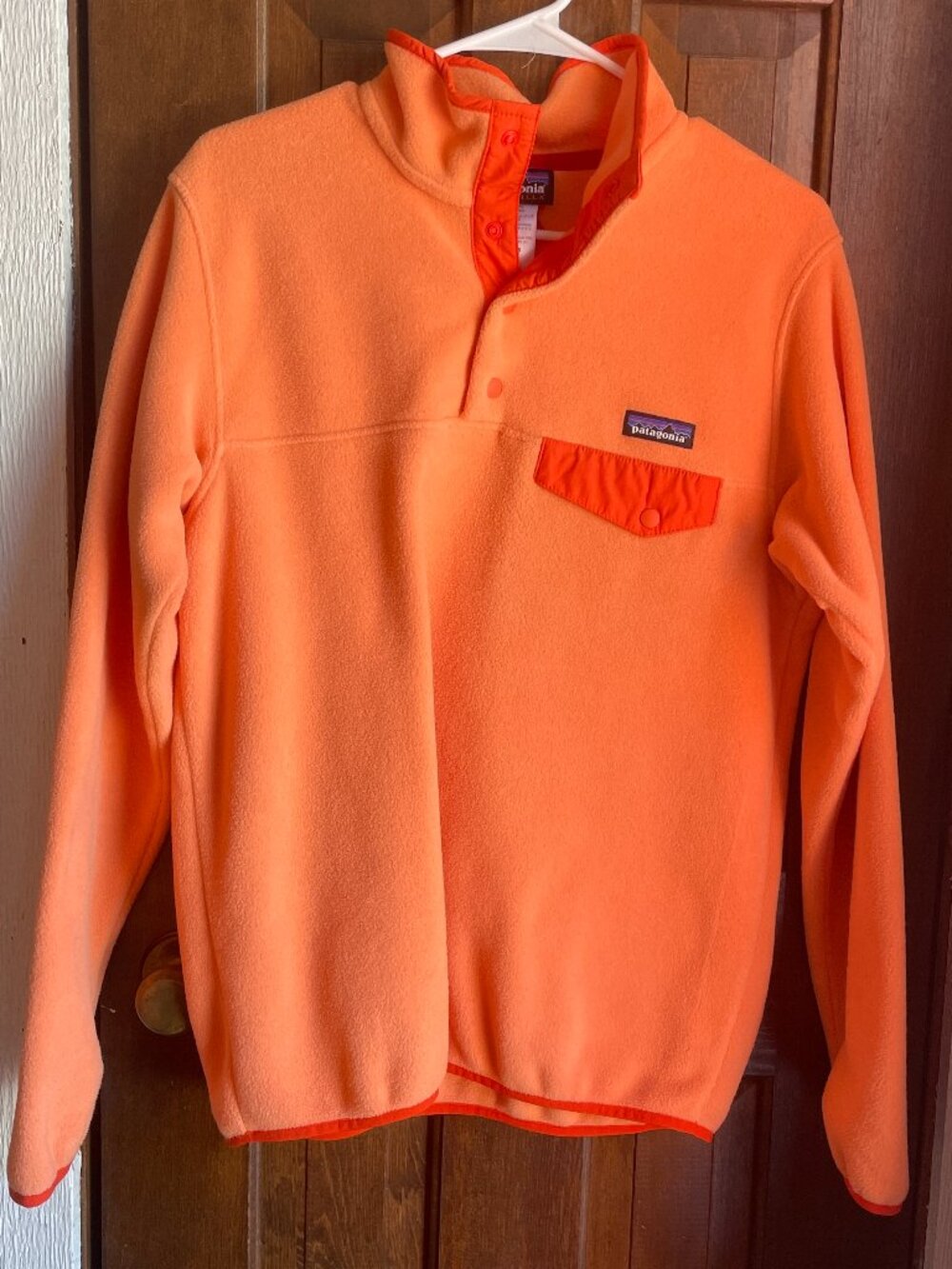 Patagonia Synchilla Snap-T Fleece Pullover Orange | Women’s Medium